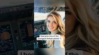 I became one of the youngest female pilots! ️ #femalepilot #news