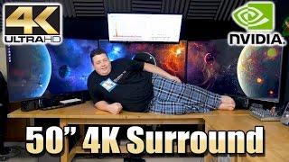 Using Giant TV’s as Computer Monitors 50” 4K UHD Samsung Screens  - @Barnacules