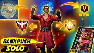 Solo Rank Push With K Character | K Character Ability New Update | Solo Rank Push Tips And Tricks 