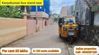 Kanyakumari bus stand near 5.125 cents for sales MD :- Indian properties Nagercoil Kanyakumari.