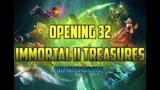 DOTA 2 UNBOXING 32 IMMORTAL II TREASURES - 2017 INTERNATIONAL