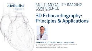 3D Echocardiography: Principles & Applications (Dr. Stephen H. Little)