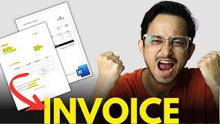 How to create an Invoice easily for free.