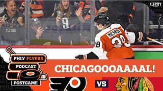 PHLY Flyers Postgame: Matvei Michkov beats Connor Bedard with OT winner vs Blackhawks