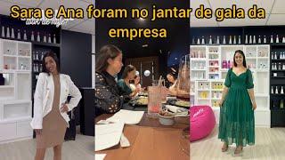 Sara Kellen e Ana Vitória foram no jantar de gala da empresa