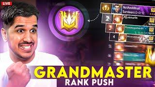 RANK PUSH GOLD TO GRANDMASTER With AJJUBHAI, MUNNA & ROMEO || Free Fire Live