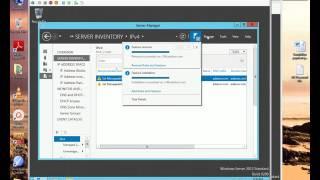 IP Address Management (IPAM) Server 2012 Configuration