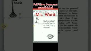 Ms word full tutorial Comment main link hai #word #gk_yt