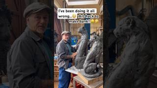 … and they tell me bronze is expensive!! #sculpture #modernart #artmeme #funny #art #artist