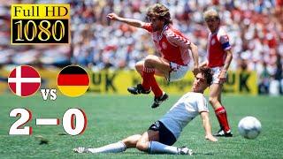 Denmark 2-0 Germany World Cup 1986 | Full highlight - 1080p HD | Michael Laudrup - Matthäus