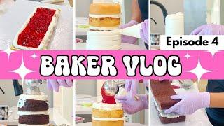 Decorating 6 cakes in one day! | Day in the life of a home baker | Bakery Vlog Episode 4