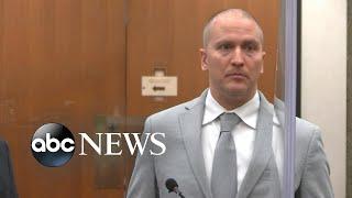 Derek Chauvin addresses court with cryptic message