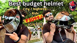 Best Budget City And Highway Ride Helmet in India only ₹3099/- | Ignyte IGN 4 | 2024 viral helmets