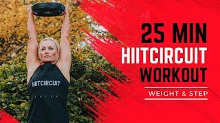 25 Minute HIIT CIRCUIT Home Workout : Weight & Step