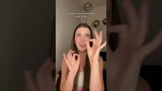 ASL = American Sign Language (Tiktok): Lizzytharris