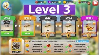 Begin Level 3 Bounteous Dragon Castle event-Dragon Mania Legends | DML