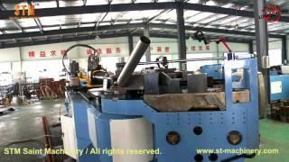 STM titanium tube bending machine for exhaust pipes, CNC mandrel pipe bender