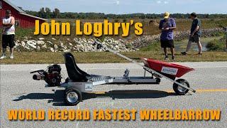 John Loghry's Fastest Wheelbarrow World Record 2024-09-21