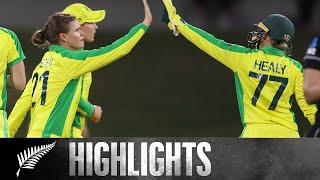 Australia Retain Rose Bowl Despite Kasperek 6fer | 2nd ODI SHORT HIGHLIGHTS | WHITE FERNS v Aus