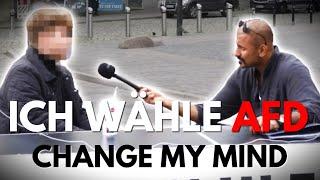 ICH WÄHLE AFD | Change my Mind | Rostock