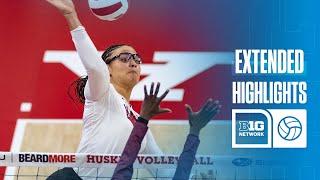 Stanford at Nebraska | Extended Highlights | Big Ten Volleyball | 09/18/2024