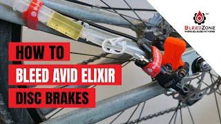 How to Bleed Avid Elixir 1 Hydraulic Disc Brakes | BleedZone Kit