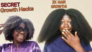 THIS IS HOW I TRIPLED MY HAIR GROWTH AND DENSITY!4C Hair Growth Tips.