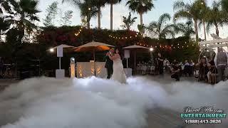 Mr & Mrs Garcia first dance on the clouds