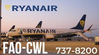 NEW PLANE! Flying on Ryanair's new 737MAX 8-200 to Cardiff from Faro