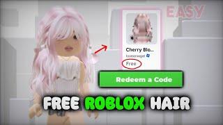 FREE ROBLOX HAIR! How to get the Cherry Blossom Waves W/ Bows! 0 Robux UGC