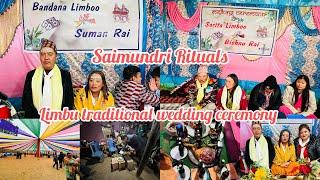 Didi bahini ko ekkai dinma Saimundri reet bhayo. Limbu traditional wedding ceremony Sikkim.