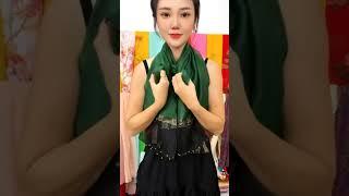 How to tie a scarf | Tie a scarf | How to wear a scarf | #scarf | #scarffashion | #fashion | #shorts