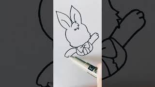 Guide de dessin de lapin pour enfants  #dessin #animals