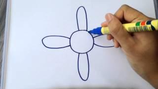 How to draw Daisy Flower