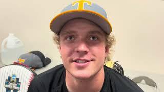 Tennessee Baseball LHP Andrew Behnke Talks Ahead of CWS Finals