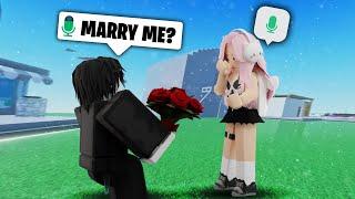 PROPOSING To Random E-GIRLS In Roblox VOICE CHAT!