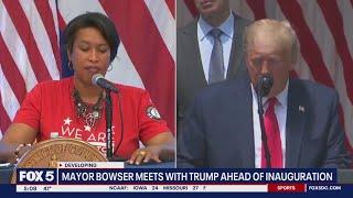 DC Mayor meets with Trump ahead of inauguration