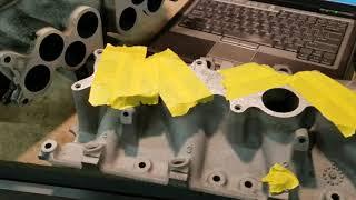 Ford 5.0 HO Stage 3 ported manifold vs Stock Ford Explorer gt40 manifold.