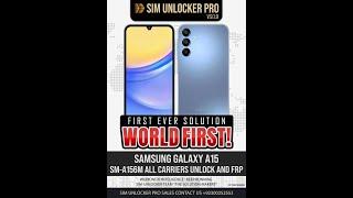 Sim-Unlocker Pro Exclusive | SAMSUNG A15 SM-156M Unlock Done | Guide How to Unlock |
