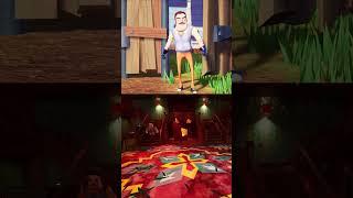 HELLO NEIGHBOR 2 vs HELLO NEIGHBOR (PART 7) #shorts