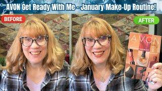 AVON Get Ready With Me - January Make-Up Routine! Before & After