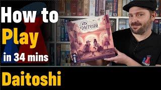 How to play Daitoshi - Full teach + Visuals - Peaky Boardgamer