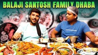 Balaji Santosh Family Dhaba Hyderabad | Indian Food Videos | Telugu Food Videos | Easy Cookbook