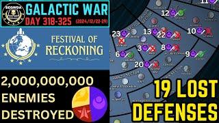 Meridian Wormhole & Festival of Reckoning - Helldivers 2 Galactic War Day 318-325 (2024/12/22-29)