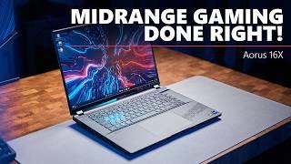 No need for a high-end CPU - Aorus 16X Gaming Laptop Review