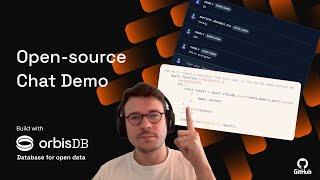 Build an Open-Source Chat App: Easy database Integration with OrbisDB