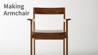 한트베르커 -호두나무 암체어 제작과정 [Making walnut armchair]