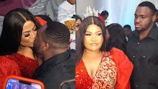 SEE WHAT HAPPENS MOMENT NKECHI BLESSING NEW HUSBAND K1SS HER AT HER SURPRISE BIRTHDAY PARTY