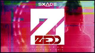 Zedd - Spectrum Ft. Matthew Koma (SxAde Synthwave Version)