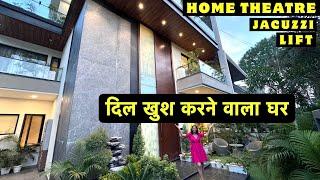 Inside a Ultra Luxurious Fully Furnished Villa With Home Theatre, Jacuzzi Bath , Lift | Home Tours